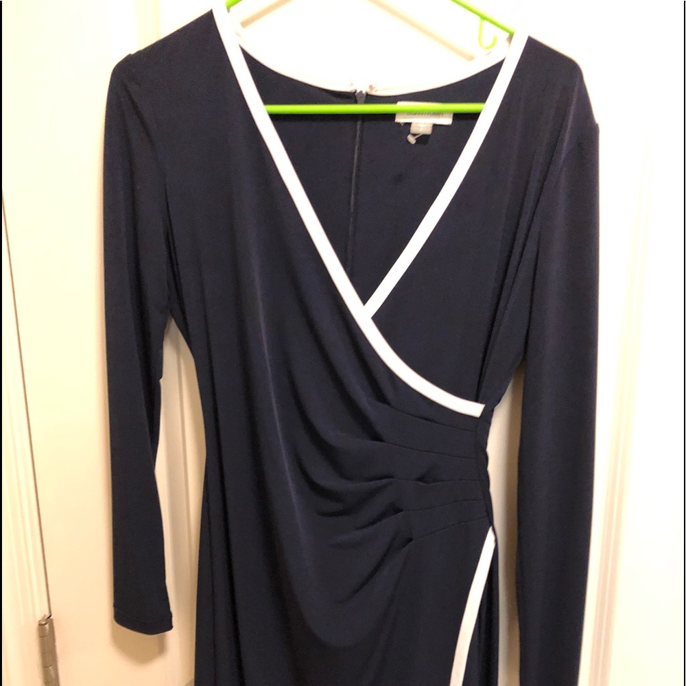 Deep V dress